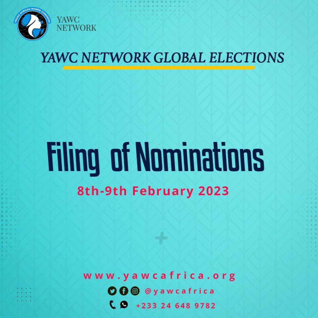 YAWC NETWORK GLOBAL ELECTIONS:  APPLICATION OPEN